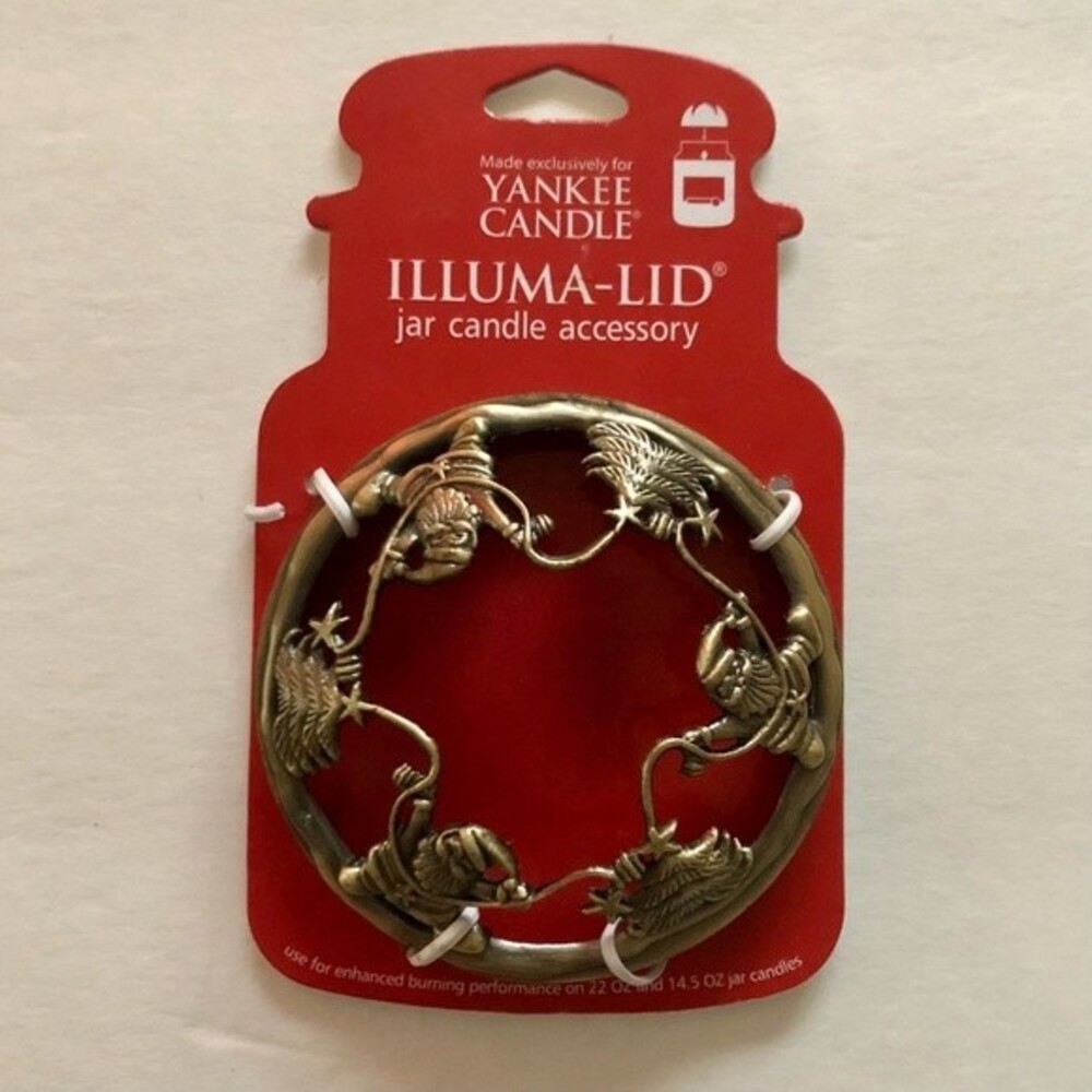 Yankee Candle Illuma Lid Christmas Tree Santa NWT